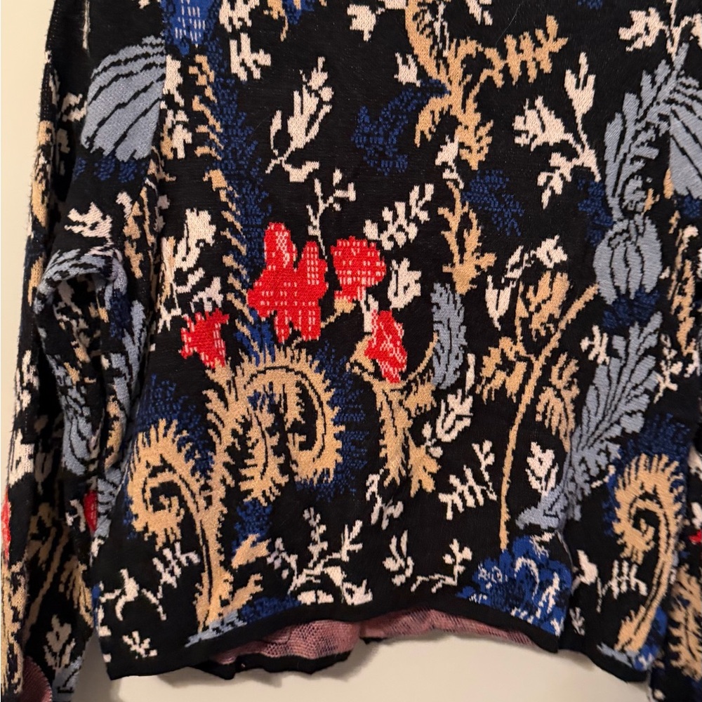 Anthropologie Pilcro Multicolor Knit Cardigan Size Small - Picture 3 of 10